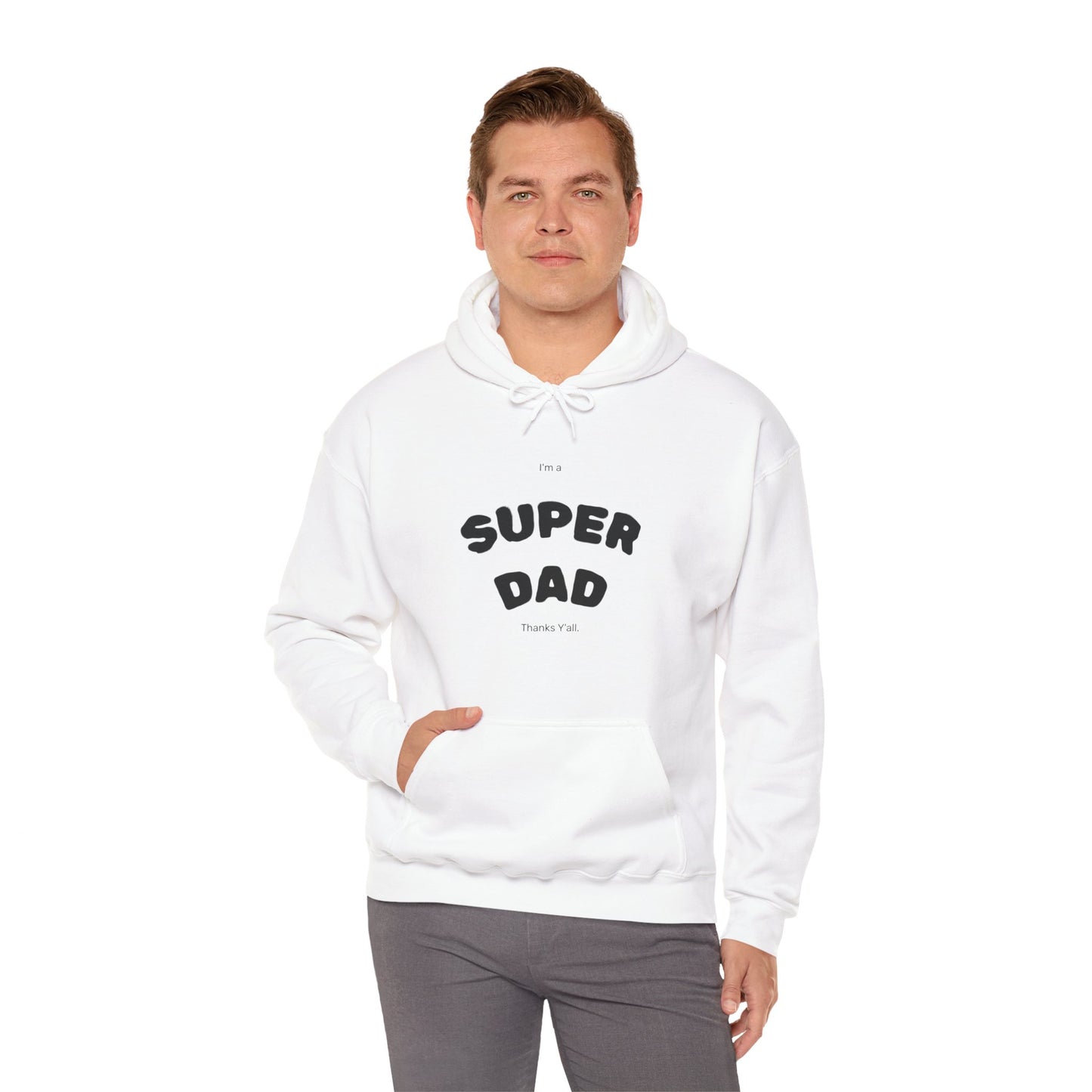 Super Dad Unisex Hooded Sweatshirt - Comfort for Fathers