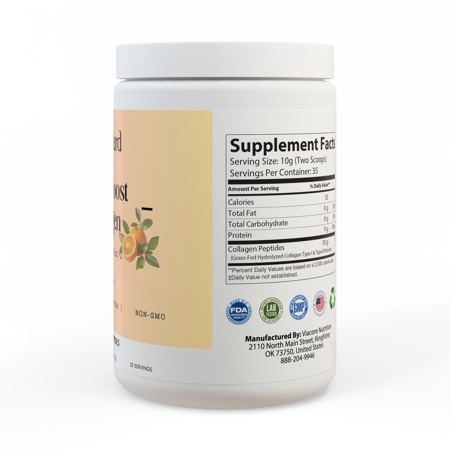 Collagen Peptides Type I & III Supplement (350g, 12.3oz)