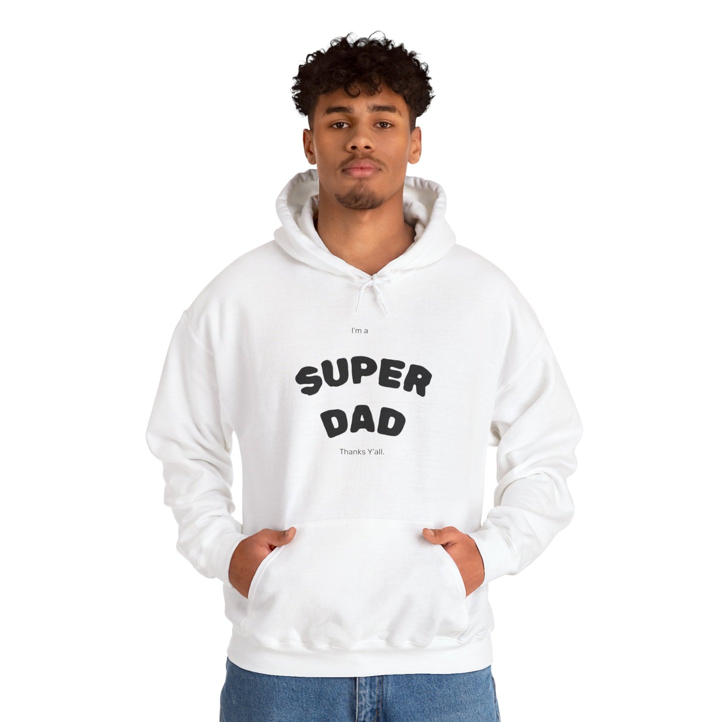 Super Dad Unisex Hooded Sweatshirt - Comfort for Fathers